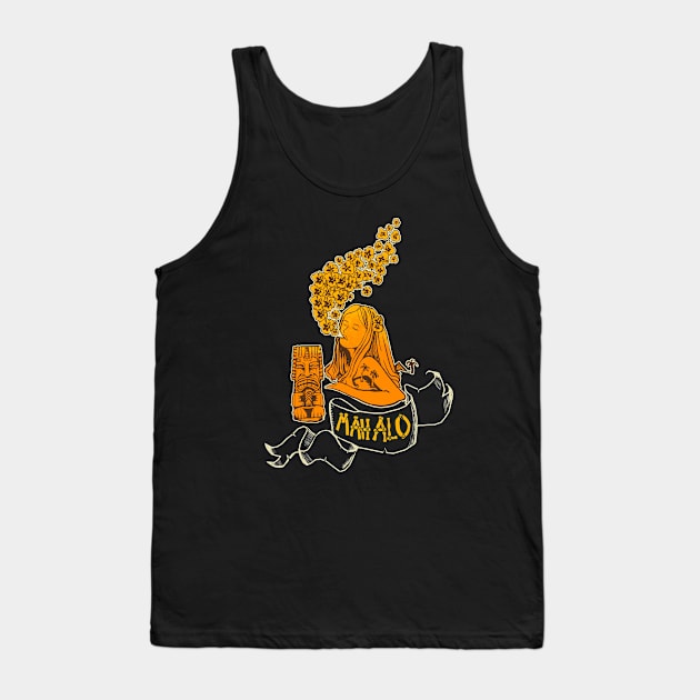 Mahalo Tank Top by Artsauce